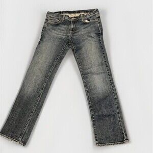Lucky Brand Jeans Womens 10/30 Low Rise Straight Leg Sundown Wash Blue